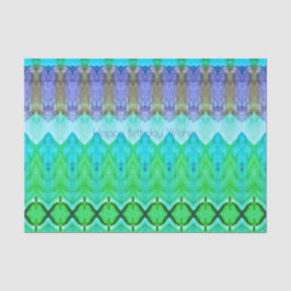 誕生日又は大事な行事ティッシュペーパーのティール（緑がかった色） 薄葉紙