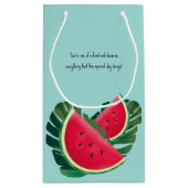 誕生日友達かわいいスイカ！ スモールペーパーバッグ (裏面)