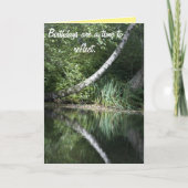 誕生日反射 カード (正面)