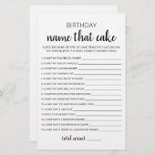 誕生日名ザケーキバースデーパーティーゲーム (正面/裏面)