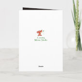 誕生日名前をカスタムするとピザ カード (裏面)