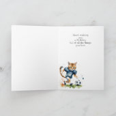 誕生日名前をカスタムする遊キャッツサッカー カード (内部)