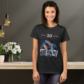 誕生日名age photo collage tシャツ