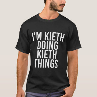 誕生日名Gはキースおもしろいの仕事だ Tシャツ