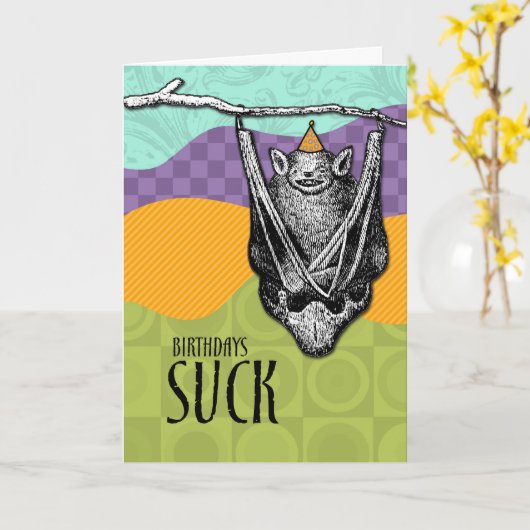 誕生日吸 カード (黄色い花)