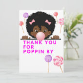 誕生日吹き出しサンキューカード (スタンド正面)