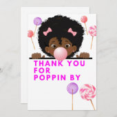 誕生日吹き出しサンキューカード (正面/裏面)