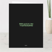 誕生日吹FARTおもしろい誕生日カード カード (裏面)