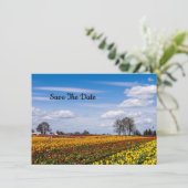 誕生日告知フラット日付カードの保存 セーブザデート (スタンド正面)