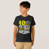 誕生日四十年素晴らし Tシャツ (正面フル)