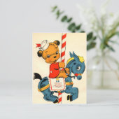 誕生日回転木馬 ポストカード (スタンド正面)