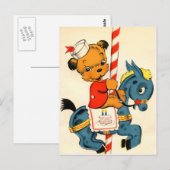 誕生日回転木馬 ポストカード (正面/裏面)