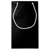 誕生日国旗とブラックロックのハゲのワシ スモールペーパーバッグ (裏面)