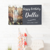 誕生日壁装飾写真カスタム印刷 横断幕 (インサイチュ)