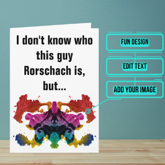 誕生日士又は精神科医の名刺 カード