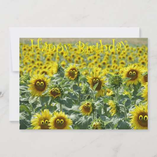 誕生日太陽 カード (正面)