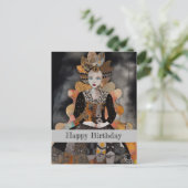 誕生日女性談話 ポストカード (スタンド正面)