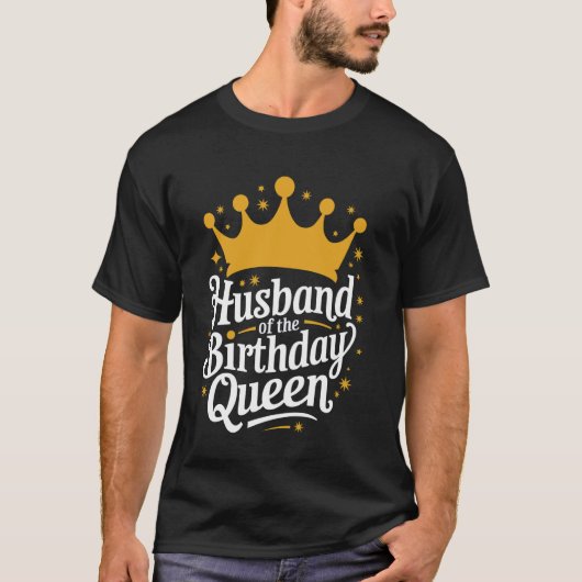 誕生日女王の夫 Tシャツ (正面)