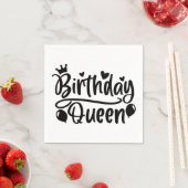 誕生日女王 スタンダードカクテルナプキン (インサイチュ)