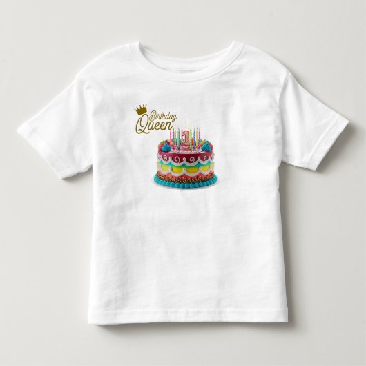 誕生日女王 トドラーTシャツ (正面)