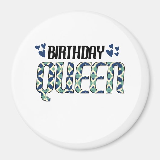 誕生日女王 マグネット (正面)