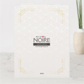 誕生日女王 |黒いグリーティングカード カード (裏面)