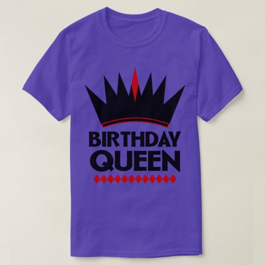 誕生日女王 Tシャツ (デザイン正面)