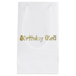 誕生日女！ スモールペーパーバッグ