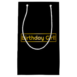 誕生日女！ スモールペーパーバッグ