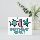 誕生日女！ ポストカード (スタンド正面)