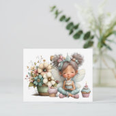 誕生日妖精の願い ポストカード (スタンド正面)