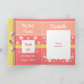 誕生日妻の理由Iスマイルサンゴと黄色 カード (内部)