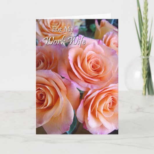 誕生日妻・配偶者の名刺 カード (正面)