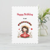 誕生日姫 カード (スタンド正面)