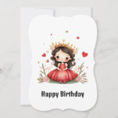 誕生日姫 カード (正面)