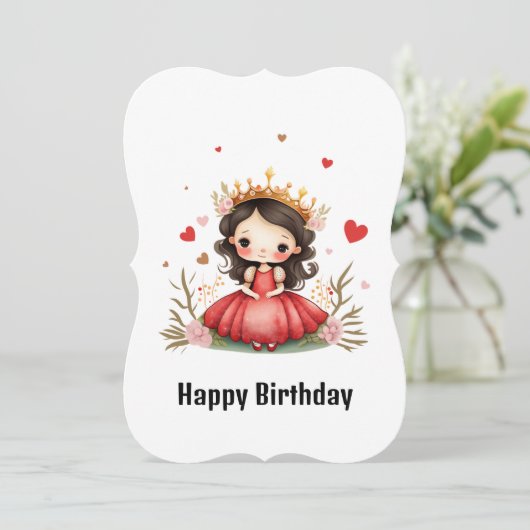 誕生日姫 カード (スタンド正面)