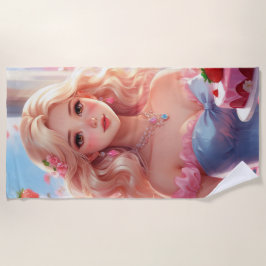 誕生日姫 ビーチタオル