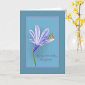 誕生日娘白昼花蝶 カード (黄色い花)