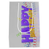 誕生日媒体抱き枕 ミディアムペーパーバッグ (裏面)