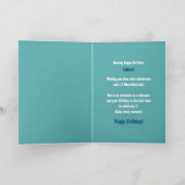 誕生日子供へカード最も恐竜を愛する カード (内部)