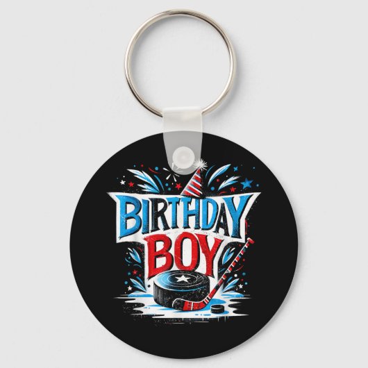 誕生日子供へギフトボーイズ誕生日ボーイアイスH キーホルダー (正面)