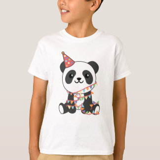 誕生日子供へパンダA誕生日Tシャツ Tシャツ