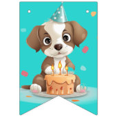 誕生日子犬 バンティングフラッグ (第2の旗)