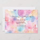 誕生日子猫の誕生日 招待状 (裏面)