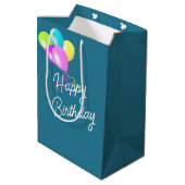 誕生日子猫入り糸玉 ミディアムペーパーバッグ (裏面アングル)