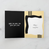 誕生日孫の写真名を黄色の黒に追加 カード (内部)