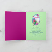 誕生日孫娘マジカルバタフライフェアリー カード (内部)