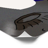 誕生日宇宙宇宙飛行士マンガ光沢ポスター ポスター (コーナー)