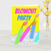 誕生日実在パーティーで カード (黄色い花)