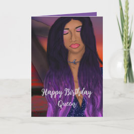 誕生日小型、4インチx 5.6インチ折り畳みグリーティングカード カード